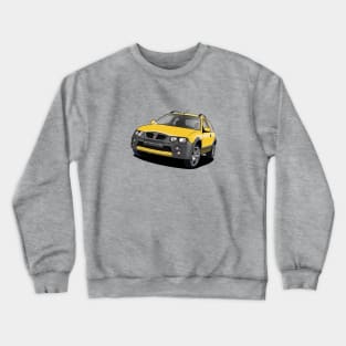 Yellow Rover Streetwise Car Crewneck Sweatshirt